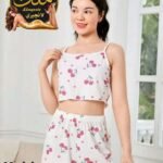 طقم بجامة كرز ثلاثي – موديل 244