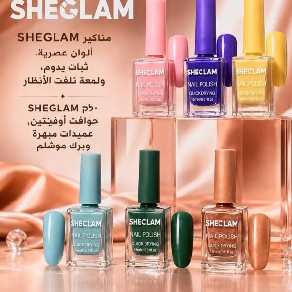 مناكير SHEGLAM – ألوان تواكب كل إطلالة!